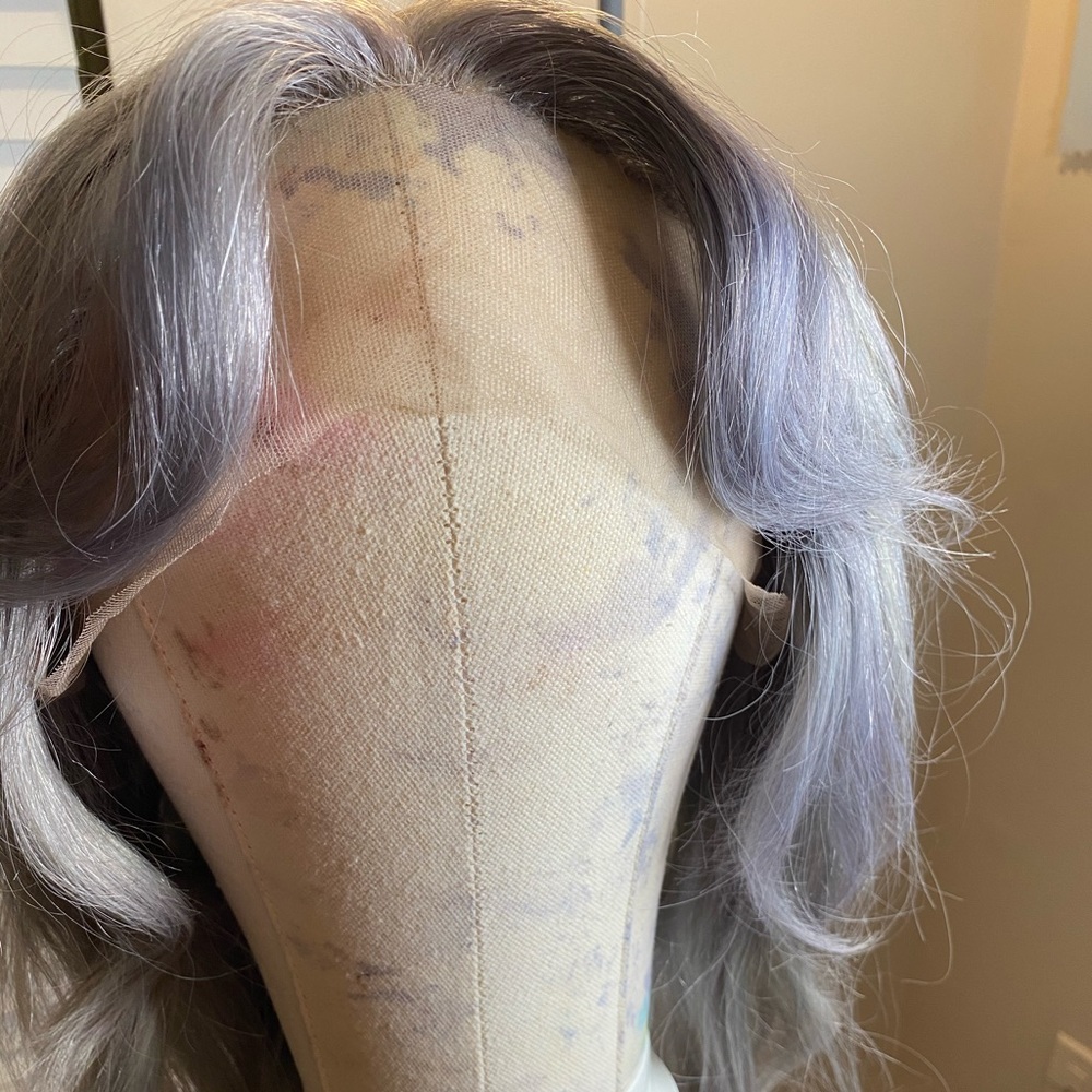 Icy blue wig